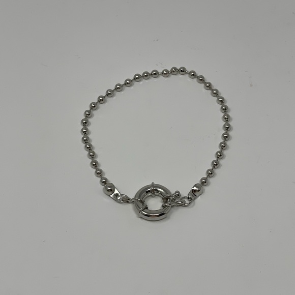 5 piece Chunky Silver Plated Bracelets - Picture 9 of 14